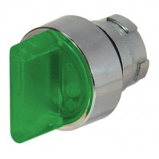 BK23 - 2 position green illuminated selector actuator. On-on. (1pc)